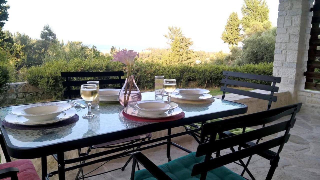 Stone In Nature With View To Corfu Town!