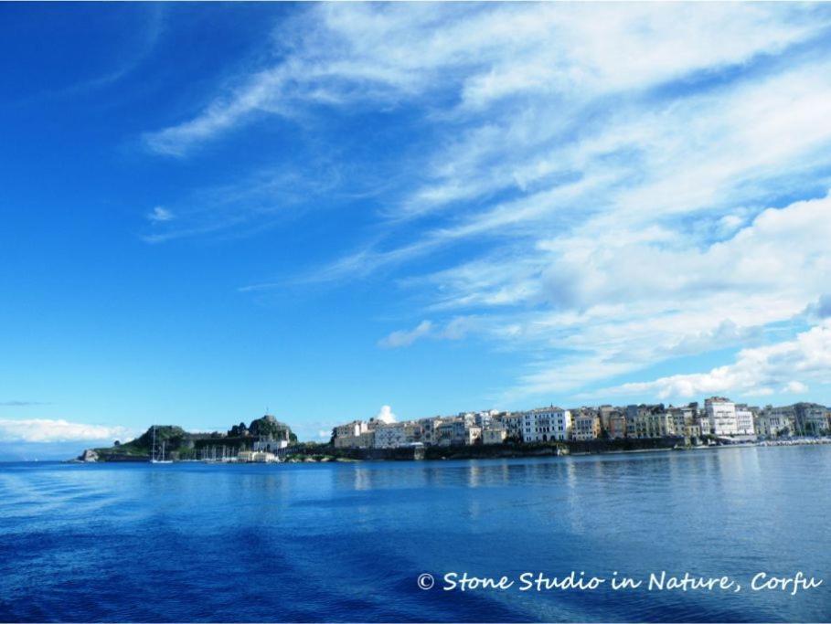 Stone In Nature With View To Corfu Town! *