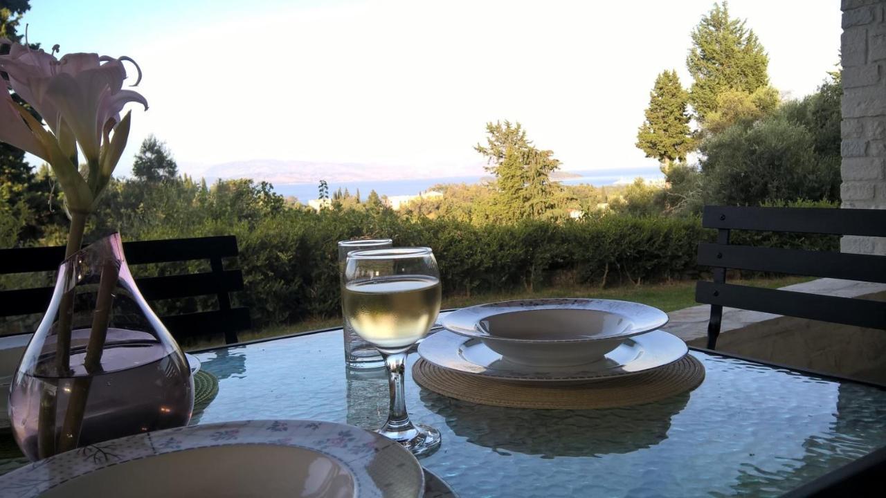 Stone In Nature With View To Corfu Town! Evropouloi