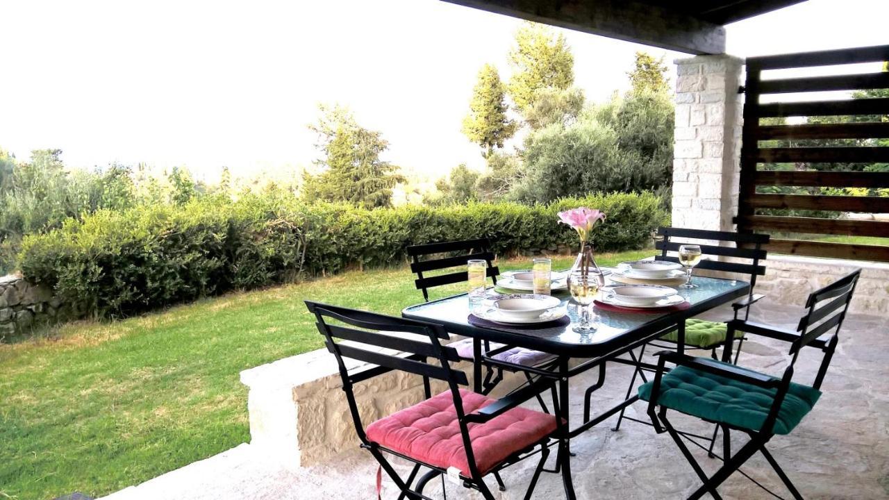 Stone In Nature With View To Corfu Town! Apartment Evropouloi